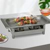 Commercial grilled fish plate Kebab plate Charcoal barbecue non stick plate Baking pan Japanese charcoal alcohol barbecue oven