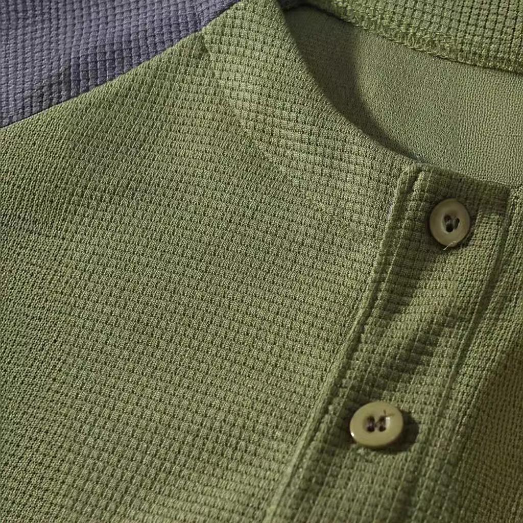 Męski Sweter Sportowy Fitness Casual Wiosna Jesień Blok Kolorów Kratka Blok Kolorów Okrągły Dekolt Wygodny Przyjazny dla Skóry Oddychający Top