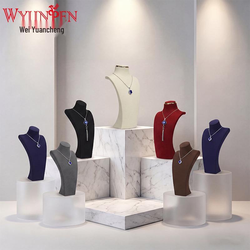 Weiyuanpeng Ultra-fiber Mannequin Necklace Display Stand