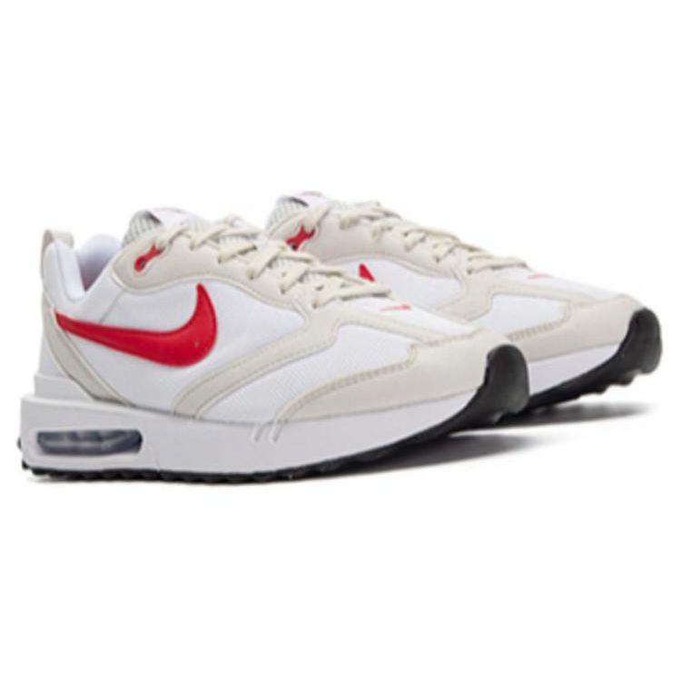 Nike Air Max Dawn Light Bone University Red Men Sneakers White Black DQ3991-100