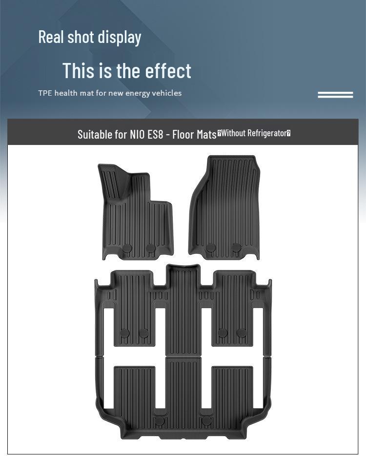 Nio ES8 (2023-2026) TPE Mats: Floor, Trunk Liner, & Seat Back Protector