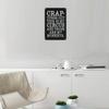 HEMITONG Crap Turns Out This Is My Circus And These Are My Monkeys Funny Vintage Metal Tin Signs Retro Decorative for Mom Mother