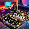 Custom Name Personalized Kylian Mbappe Print Carpet, Versatile Home Decor Rug, for Playroom, Apartment, Balcony, Entryway, Hallway Gift