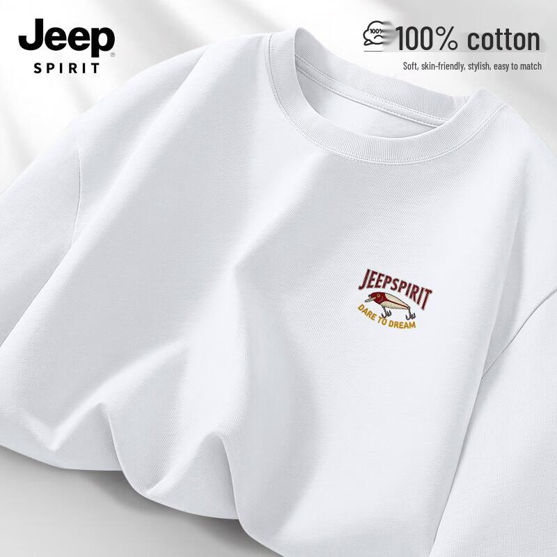 JEEP SPIRIT Men s Cotton Short-Sleeve T-Shirt M