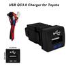 12V Blue Orange Light Latching Momentary Push Switch 22 X 22mm For Toyota Prado 150 Series Camry Hiace Corolla RAV4 Land Cruiser