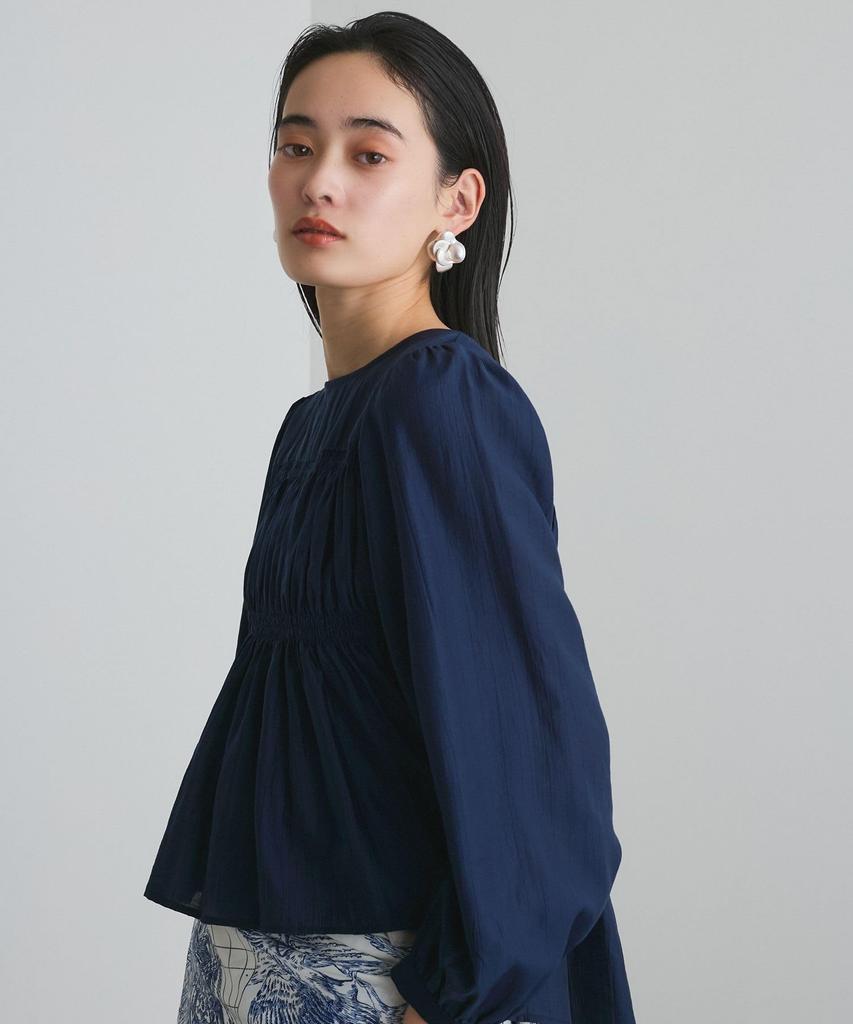 [BIS] Women's Shirred Blouse, Conmain (40)