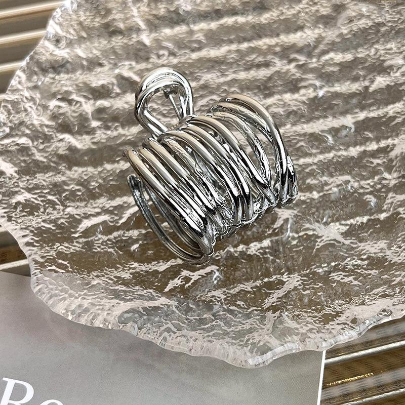 UXSL Vintage Unregelmäßige Metall Haarspangen für Damen Mädchen Hoher Pferdeschwanz Clip Fixierte Haarnadeln Krallenclip Mode Haaraccessoires