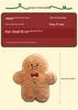 Cute Christmas Cushion Plush Toy: Tree, Cookie Man, Gift Box Doll