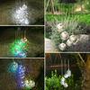 Solar Wind Chime Garden Metal Orb Wind Chime with Color-Changing Solar Lights