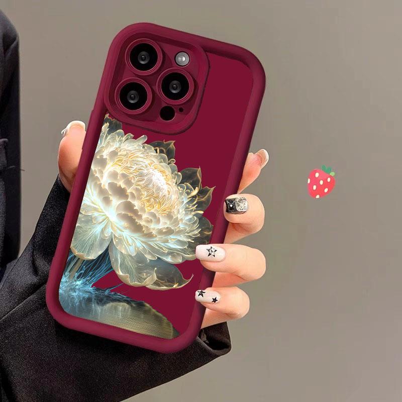 Art Oil Painting Flower Rose Case For OPPO Reno 10 Pro Plus 8T 4 5 6 7 8 Pro 7Z 8Z 6Z 4Z 5Z Realme 11 8 5G 8i GT Master Cover