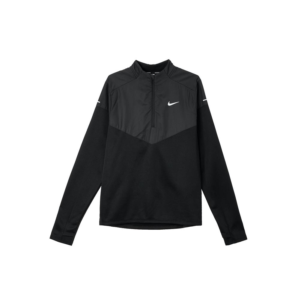 Nike Therma-Fit Element Crew Neck Logo Design Versatile Jacket Men Jacket Black FZ1116-010