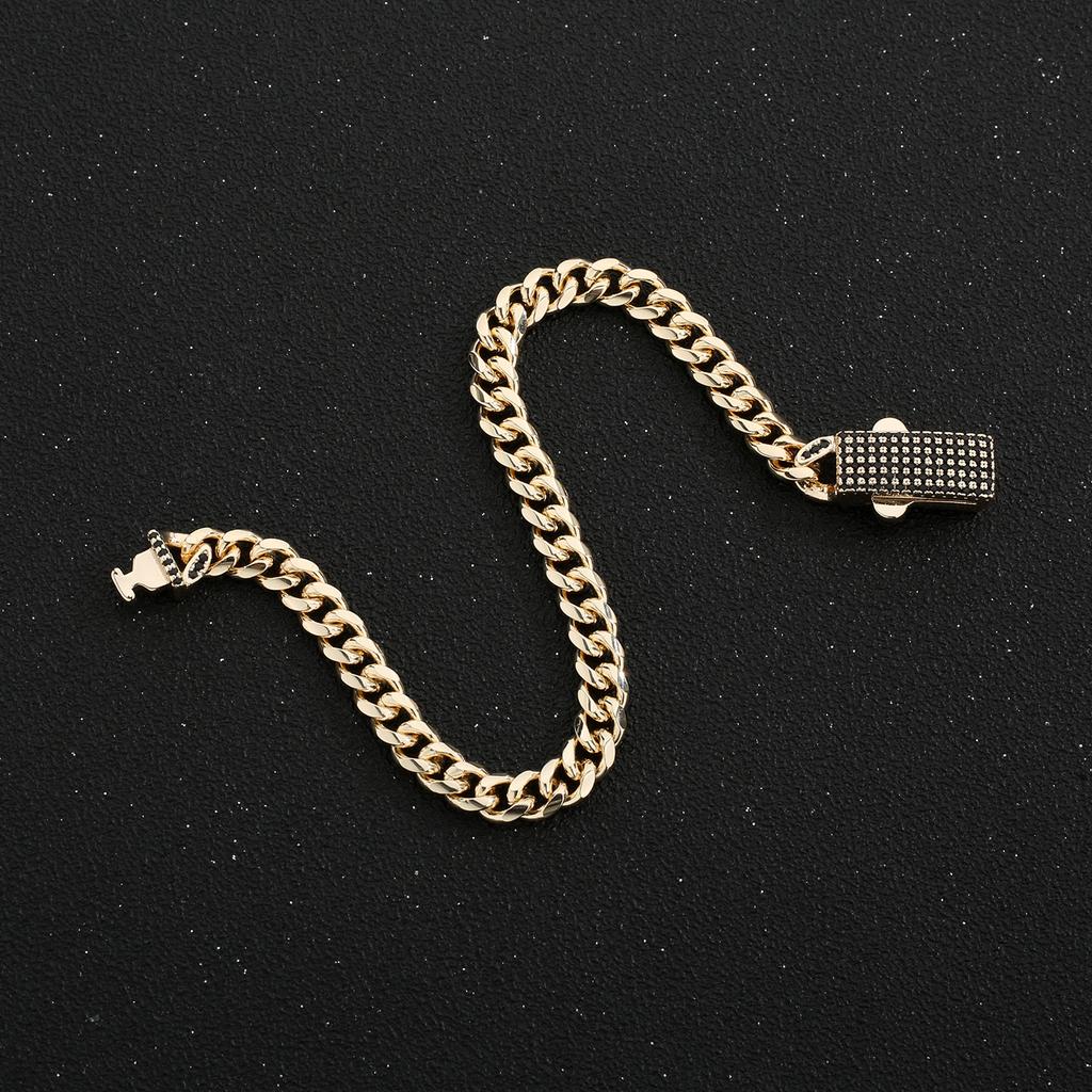 Fashion Monaco Anklet 4N6N8N23cm25cm High Quality 14K Gold Plated Anti-fading Anklet for Men and Women