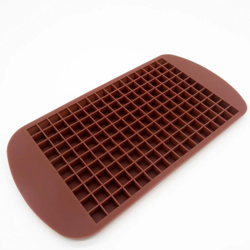 Silicone Mini Ice Cube Trays Small 1cm Stackable Easy Release 160 Crushed Ice Cube Molds Tiny Crushed Ice Cubes Maker Mold