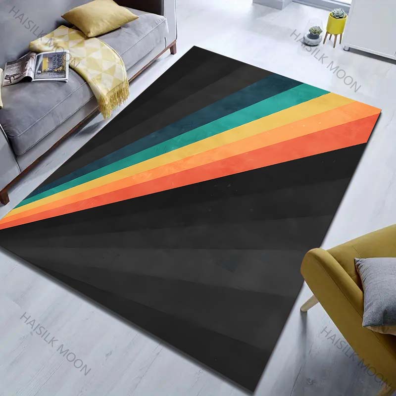 

1PC The Refraction of Personality Pattern Carpet for Living Room Bedroom Bedside Sofa Floor Mat Modern Home Decor Area Rug 40x60cm (16x24in)