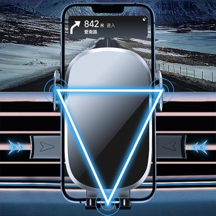 Car Phone Holder Mount 360° Rotation Phone Mount with Hook Clip for Car Air Vent Compatible with iPhone Samsung Android Cell Phone