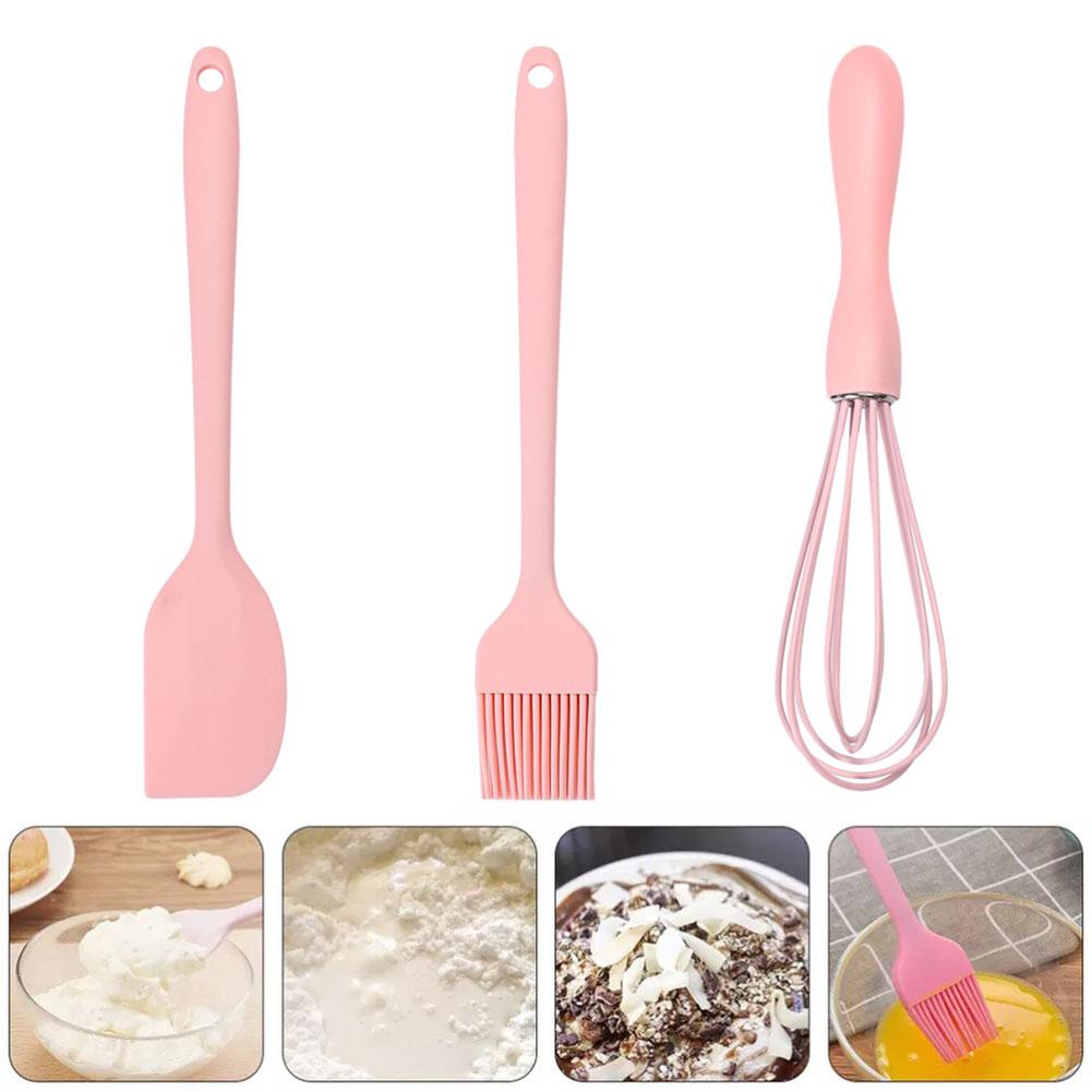 Set Copt Silicon Spatulă Răzuitor Cremă Tort Bucătărie Casnică Tel Ou Perie Ulei Barbecue Gadget Consumabile Bucătărie