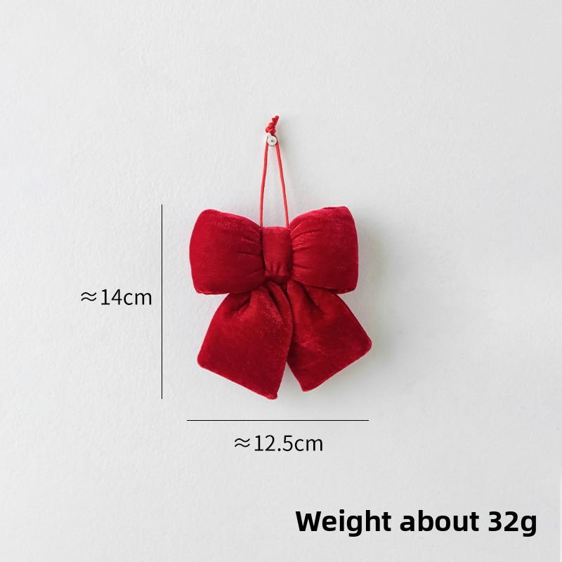 

Большой бархатный рождественский бант в корейском стиле 3D украшение для рождественской елки для отеля, дома, вечеринки, каминной полки, подарка, венка