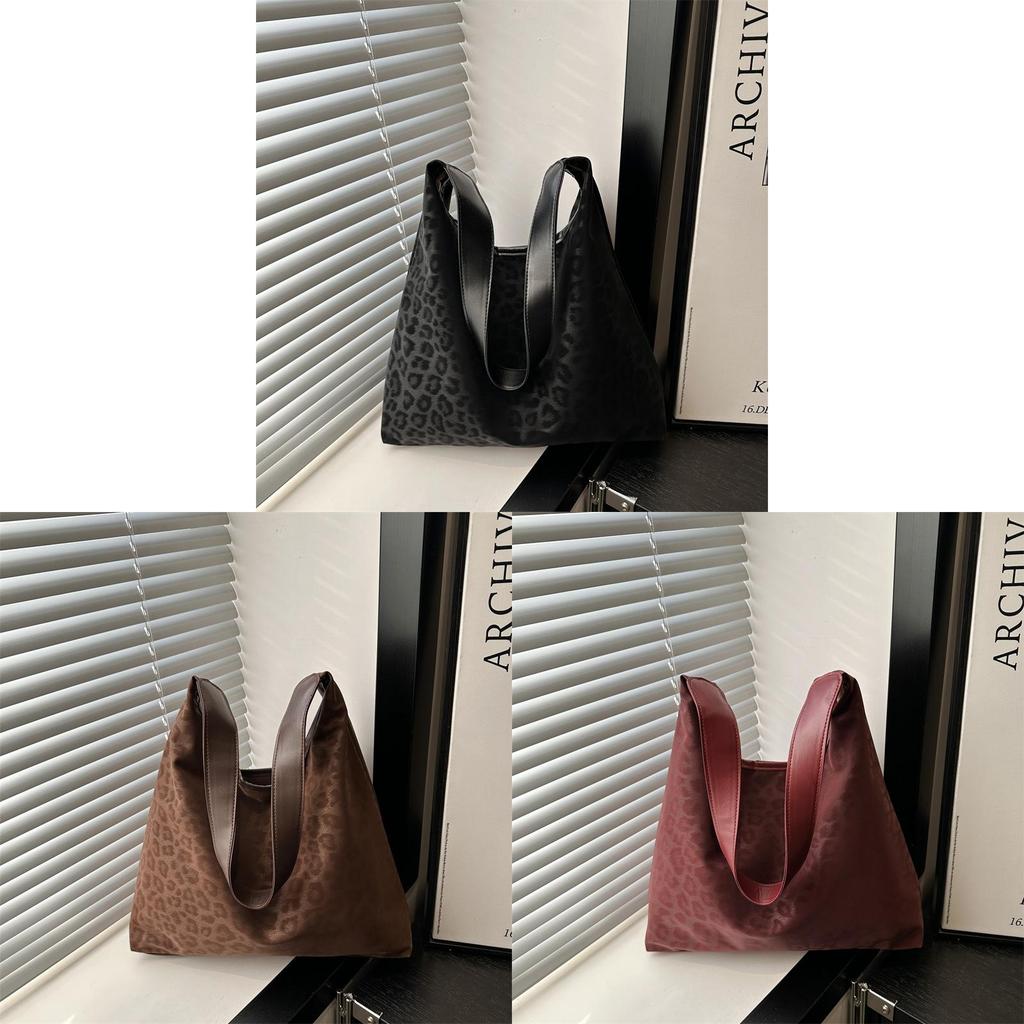 Fashionable Leopard Print Shoulder Bag With Inner Phone Pocket For Women