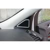 Matte Silver A Pillar Speaker 2013- For Ford Escape Kuga Frame Cover Trim