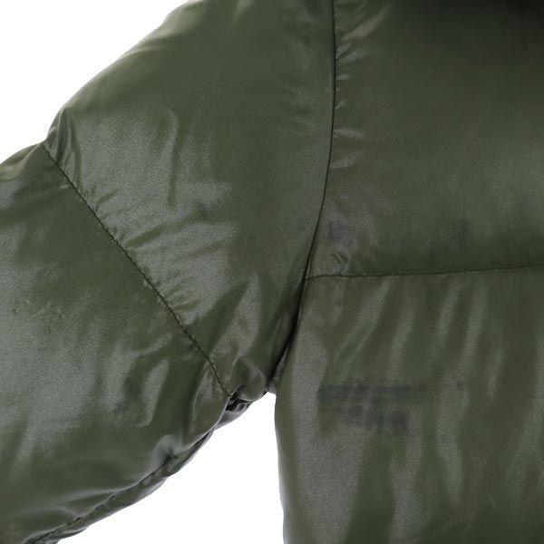 DUVETICA Long sleeve Down jacket 38 green Raccoon real fur hood Women Used