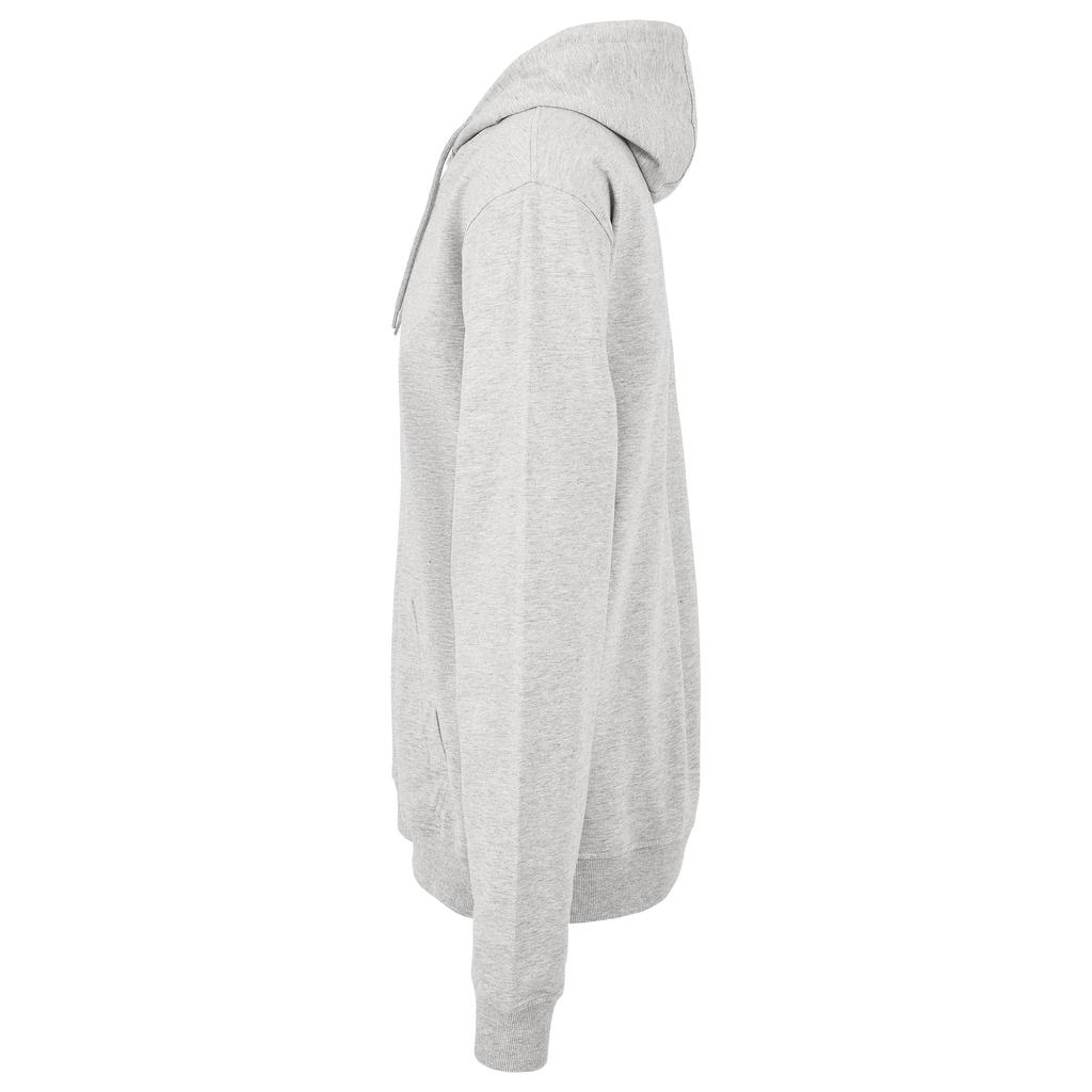 Build Your Brand Mens Heather French Terry Full Zip Hoodie