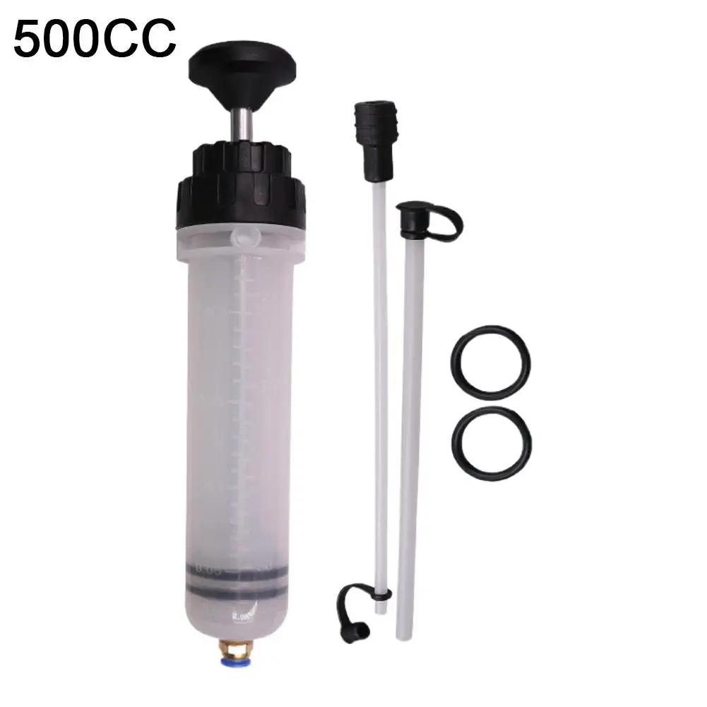500cc Oil Fluid Extractor Pump Multi-Purpose Oil Syringe Fluid Syringe Extractor Car Vacuum Fuel Transfer Automotive Oil Syringe