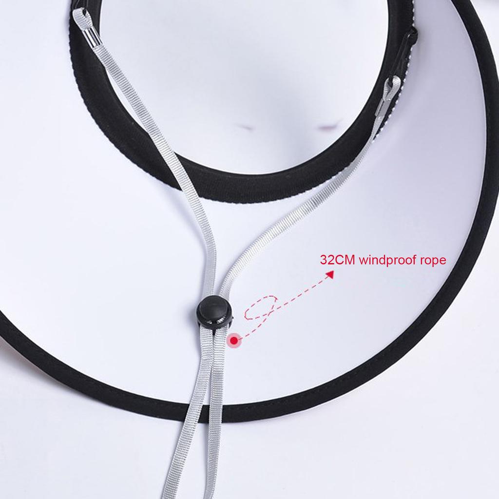 Women Sun Hats Summer Fashion Large Brim Empty Top Casual Sport Beach Sun Visor Hat For Outdoor Cycling