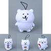 White Bear Plush Keychain Cartoon Soft Toy Popular Girl Gift For Bag