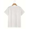 Men'S Graphic T-Shirt -  Breathable Streetwear Tee with  Print, Machine Washable, Plus Size Short Sleeve Round Neck Casual Shirt , Soft Fabric Top