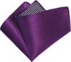 (D+ Arts) Dplus Arts Pocket Square, Pin Dot, Personal Color (Winter, Royal Purple)