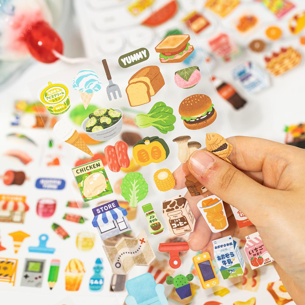 Kawaii Stickers for Kids Cute Stationary Aesthetic Diary Decoration Art Supplies Stickers for Scrapbooking Lot Korean Paper
