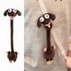 White Color Long Neck Animal Plush Pendant Cute Style Cartoon Plush Pendant  Backpack Accessory