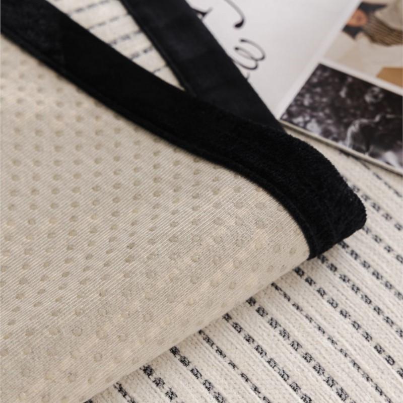 Autumn Home Chenille Striped Slipcover Funda Sofa Mat Non-slip White Sofa Cushion Couch Sofa Covers Mat