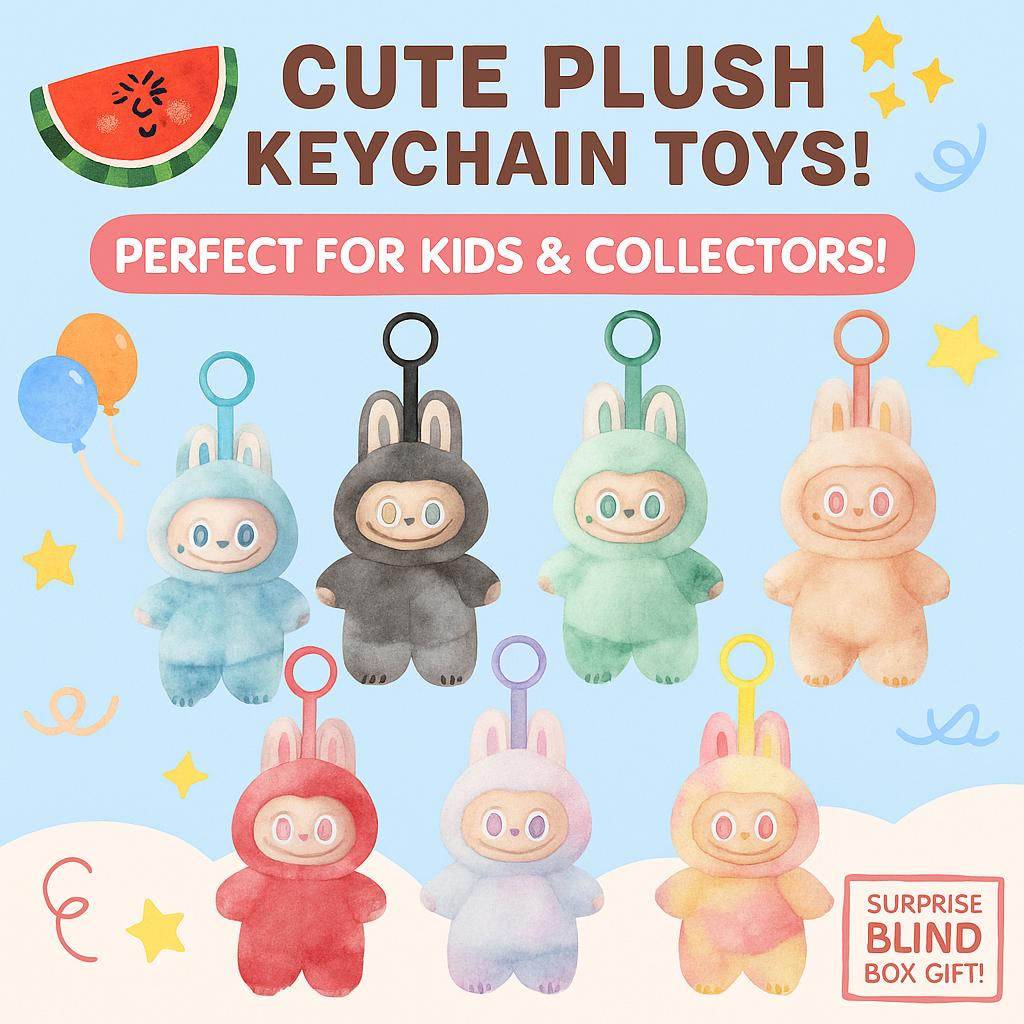 1 Piece of Fabric Hanger Toy  Keychain  Plush Toy  Children's Festival Gift  Plush Toy  Blind Box Gift