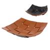 Tray For Keys Artificial Leather Tray For Keys And Wallet Weaving Vanity Basket Desk Organizer Aesthetic For Dressing Table