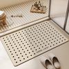 Diatom Mud Bathroom Mat: Absorbent, Anti-Slip, Wear-Resistant, Easy-Clean Floor Mat for Home Use