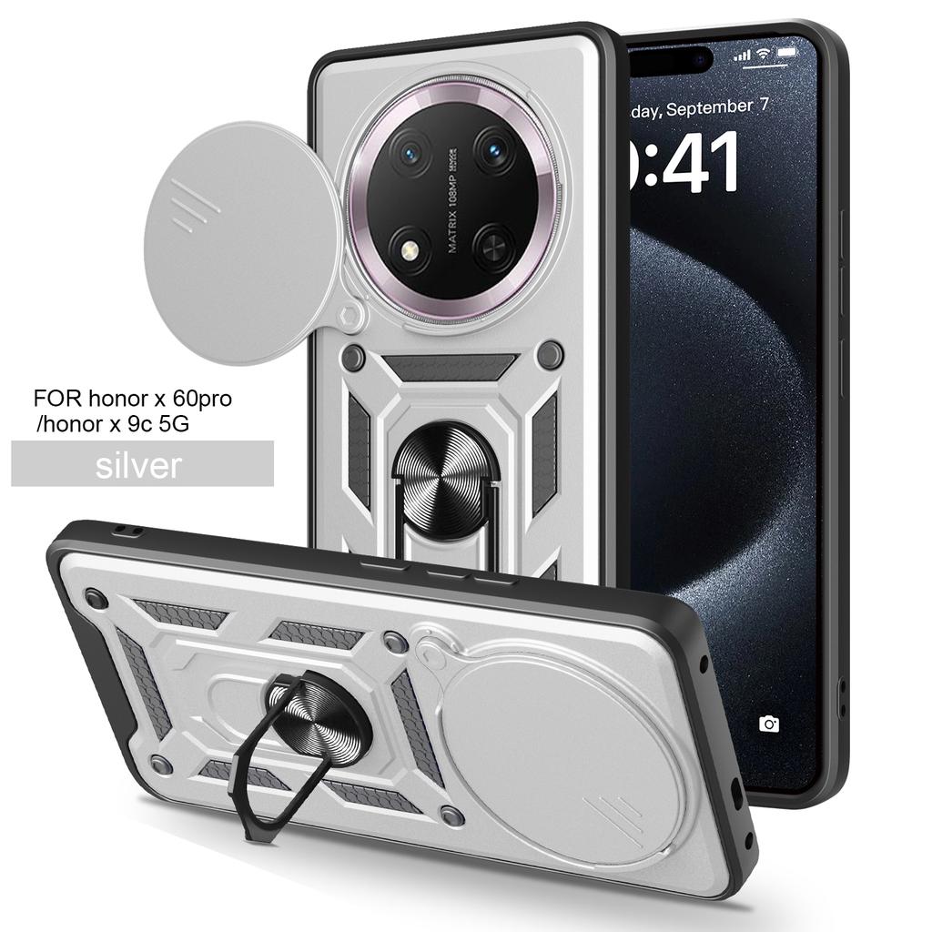 For Honor Magic7 Lite 5G Camera Shockproof Armor Case For Honor Magic 7 Lite Car Magnetic Holder Ring Protect Cover