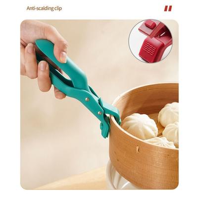 New Silicone Anti Scalding Clip Gripper Non-slip Anti Scalding Holder Durable Meal Bowls Tongs Pot Clips