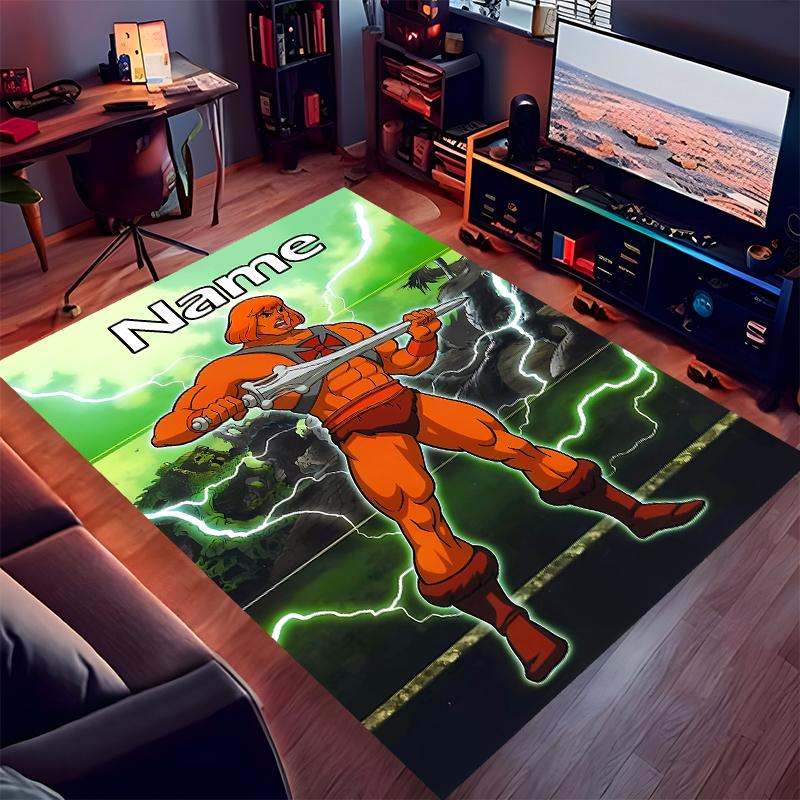 Custom personalization He-Man and the Masters of the Universe Print Area Rug - Soft, Washable Non-Slip Indoor Mat,Living Room,Home&Office Decorative R