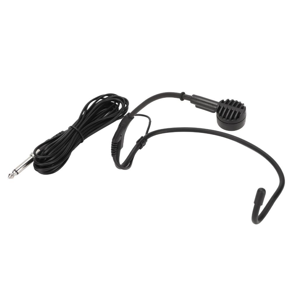 Ergonomic Dynamic Headset Microphone 5m/16.4ft Wired Microphone Earhook Microphone  Speech