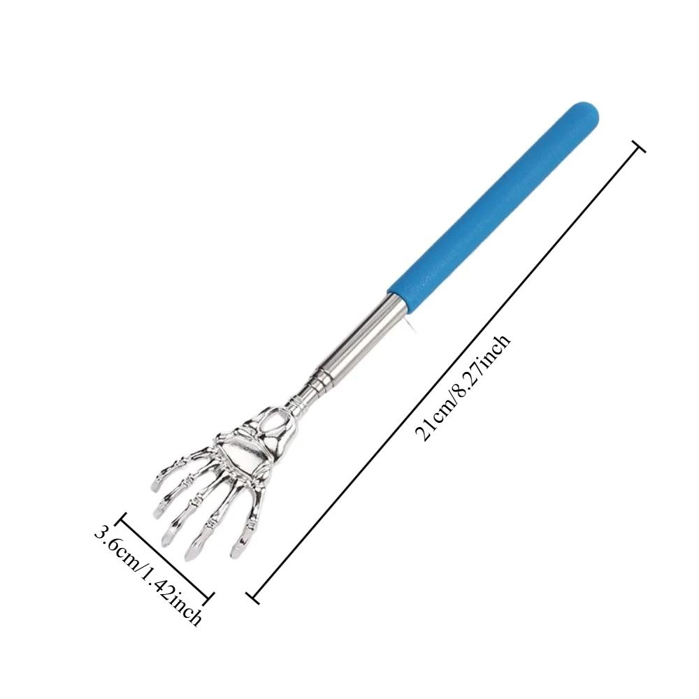 1pcs Ghost Hand Stainless Steel Scalable Old Man's Happy Scratcher No Need for People Back Scratcher Itching