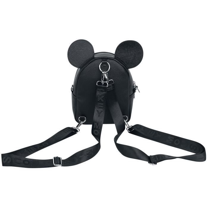 Sac à dos - Loungefly - Mickey &amp; Minnie Mouse - Imitation cuir - Noir/Rouge - Adulte