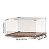 Wooden Bottom Storage Box Window Acrylic Toy Gundam Building Block Box Glue-Free Dust Cover