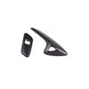 Matte Black Interior Door Handle Cover Trims For  Corvette C7 2014-