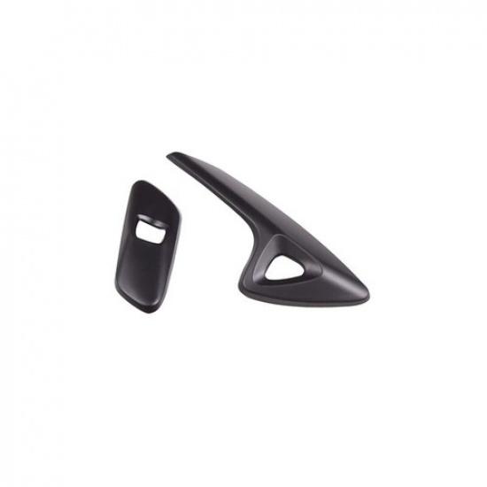 Matte Black Interior Door Handle Cover Trims For  Corvette C7 2014-