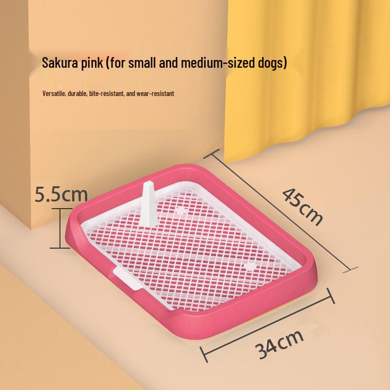 Flat Dog Toilet Urine Tray for Small To Medium Dogs – Ideal Pet Poop Solution