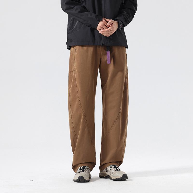Autumn Wide-leg Casual Pants Men's Straight Thin Quick-drying Loose Sports Versatile Overalls