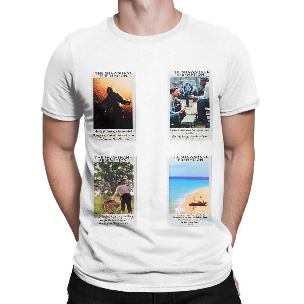 The Shawshank Redemption HD Sticker Funny 100 Cotton TShirt The Shawshank Redemption Tops Tees For Unisex