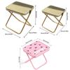 Folding Chair with Mesh Bag Crossbody Bag Outdoor Supplies with Storage Bag Oxford Fabric Waterproof Convenient To Carry