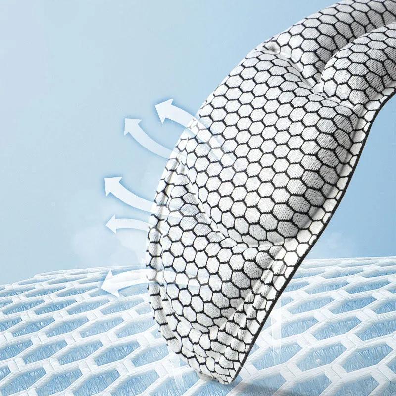 Fashion Graphene Insoles for Adults Sweat-absorbent and Breathable Men's and Women's Sports Shock-absorbing Massage Comfortable Shoe Pad